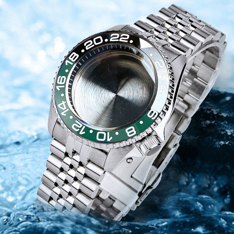 Domed Sapphire 200M Waterproof 41mm SKX Diver Watch Caase Steel for NH35 NH34 PT