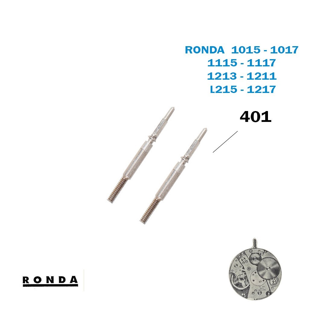 Winding Stem Part No:401 – For Movement RONDA 1117 1213 or 1211 or 1215 or 1217
