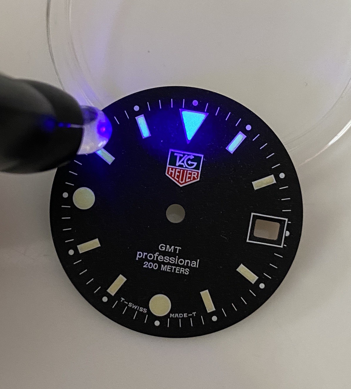 Original Tag Heuer 1500 Series GMT Professional 200m 159.306 Black 28mm Dial