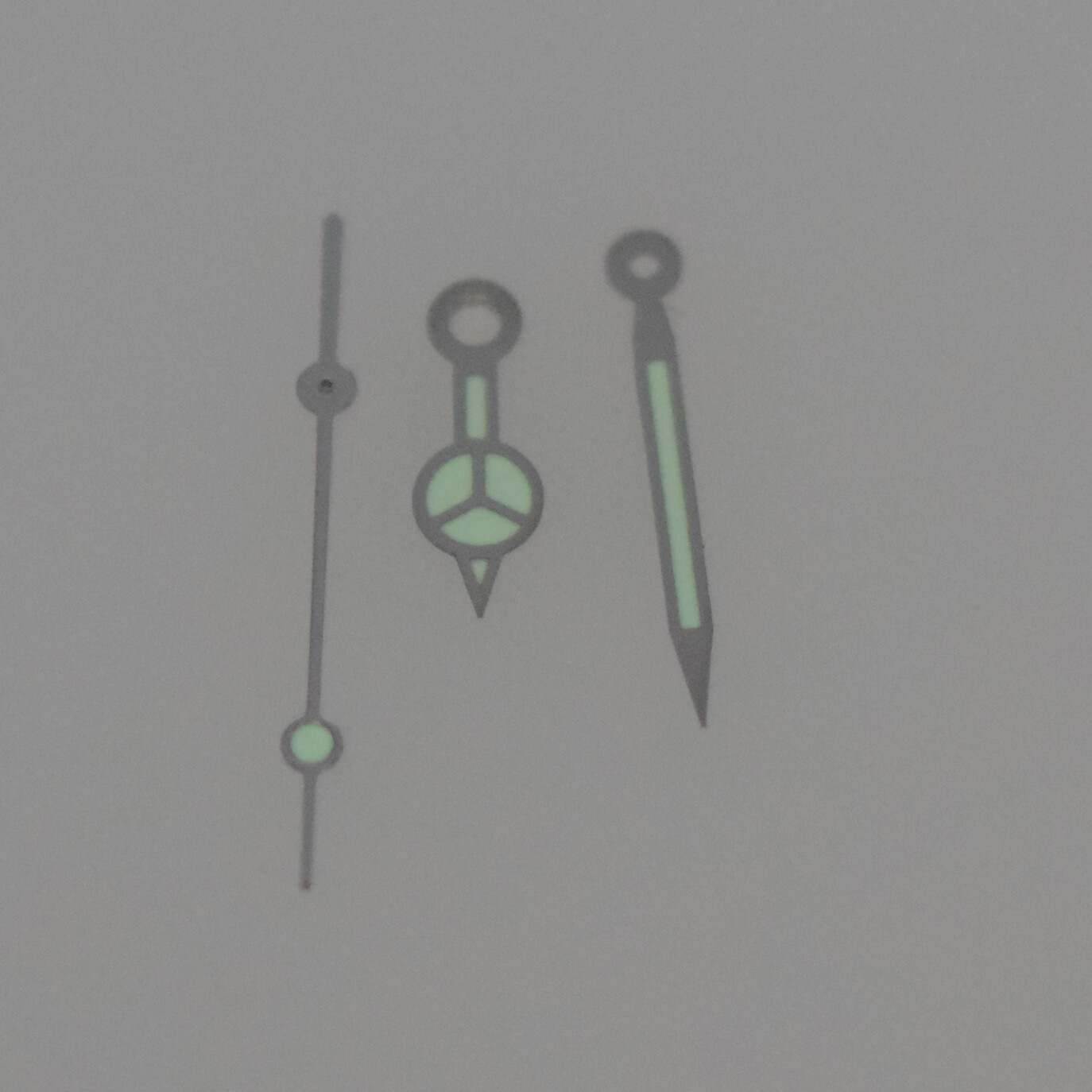 Set of Silver Watch Hands for Tag Heuer 2000 Luminous