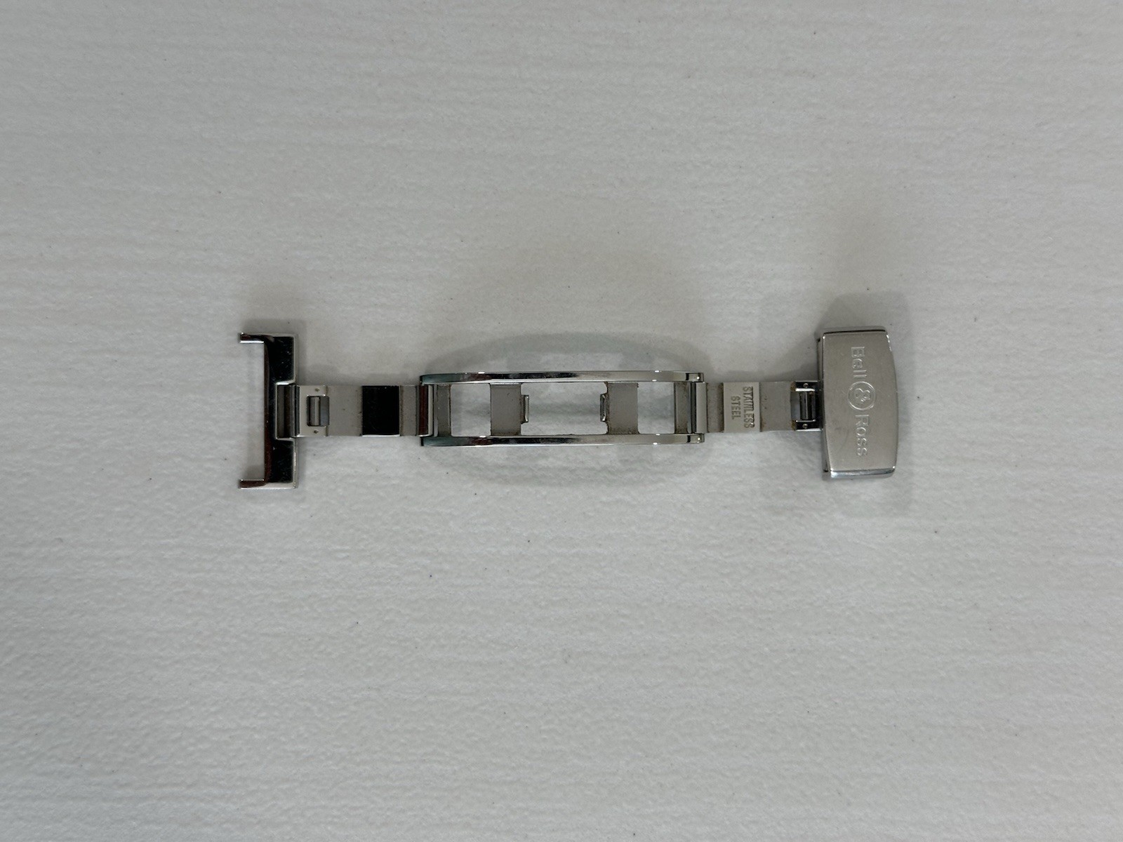 Genuine Bell & Ross 18mm S/S Deployment Folding Clasp OEM