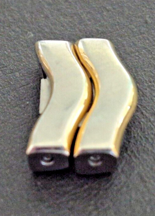EBEL 12.8mm Double Link Sport Wave Classic Link Gold and Steel with pins extra