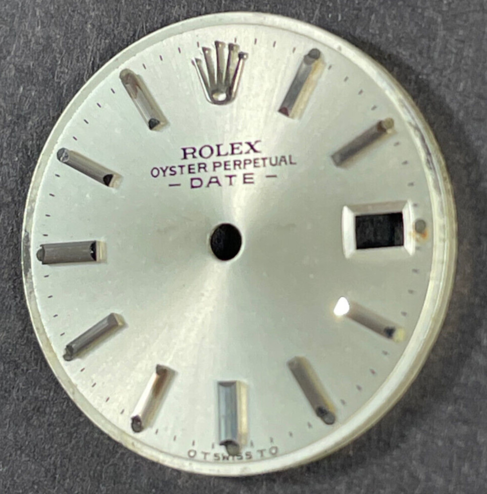 Vintage Rolex Oyster Perpertual Date Watch Sigma Dial For 26mm Case 6517 6519