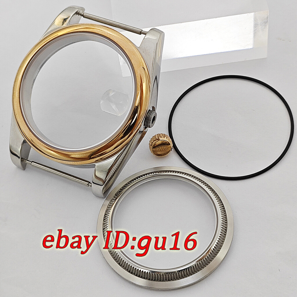 36mm 39mm watch case rose gold/silver fit NH35 Miyota 8215 ETA 2824/2836 DG2813