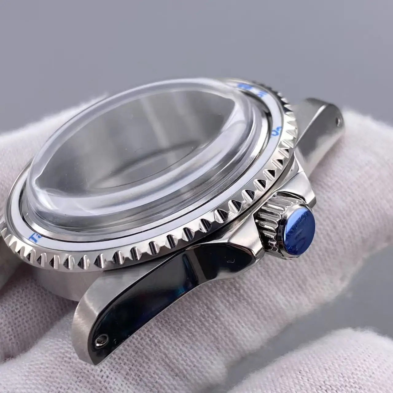 NH35 Vintage Case 39.5MM Stainless Steel 120-Click Watch Case with Sub/Gmt Alloy