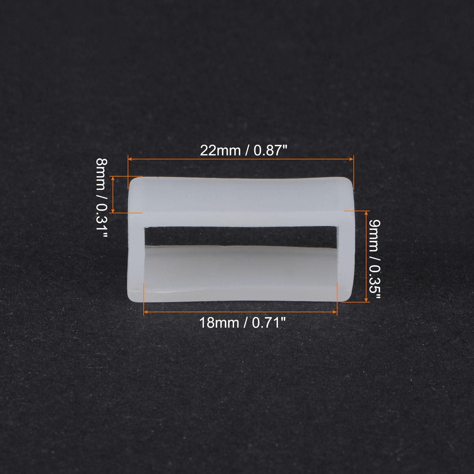 Watch strap Slots strap, for 18mm watch strap, transparent 4pcs