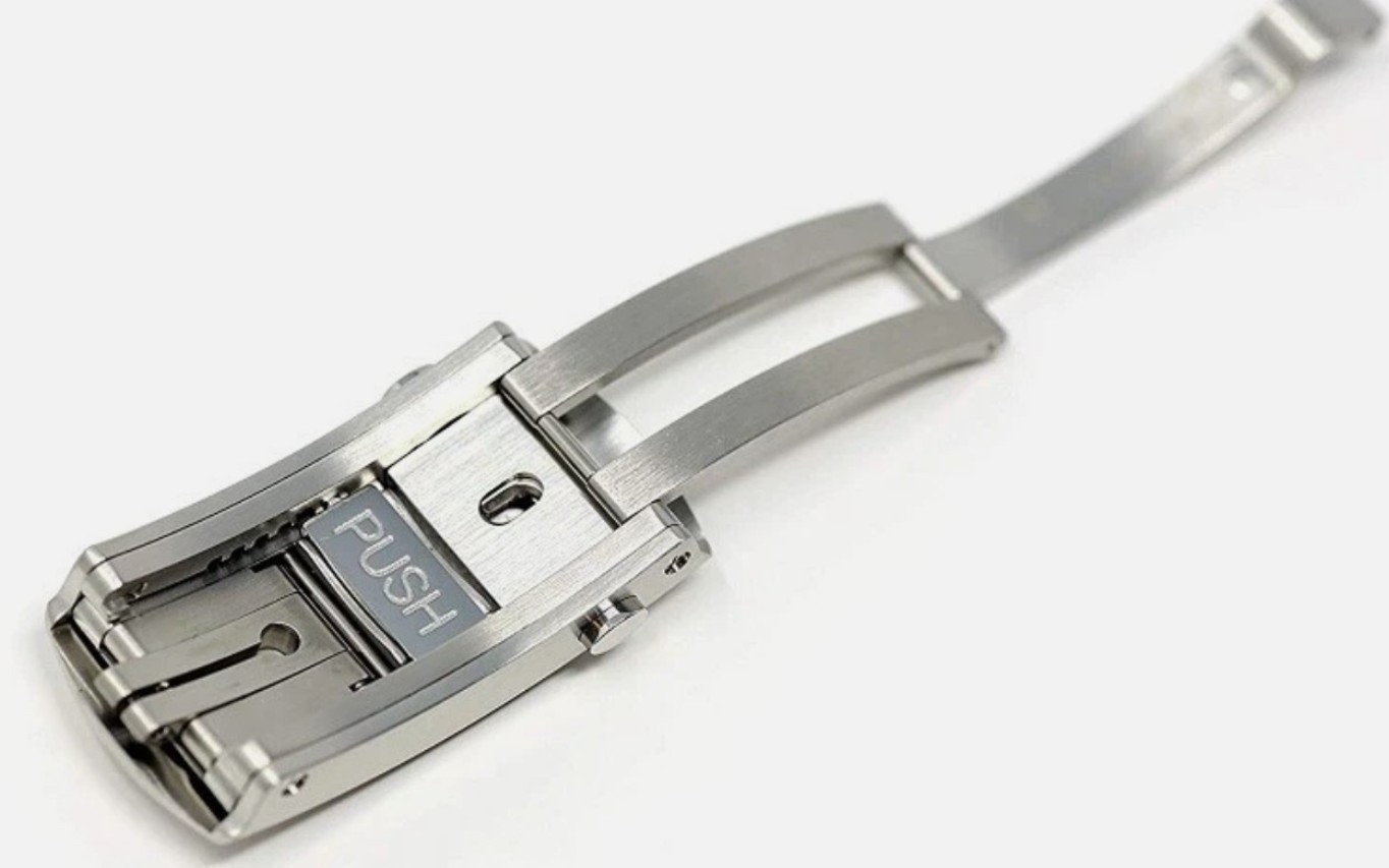 For 20mm OMEGA Stainless Steel Watch Strap Fastner Clasp Buckle