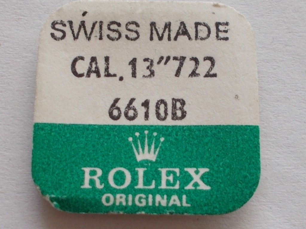 ORIGINAL ROLEX DAYTONA 13″ 722 HACK LEVER NEW WATCH MOVEMENT PART 6610B SEALED