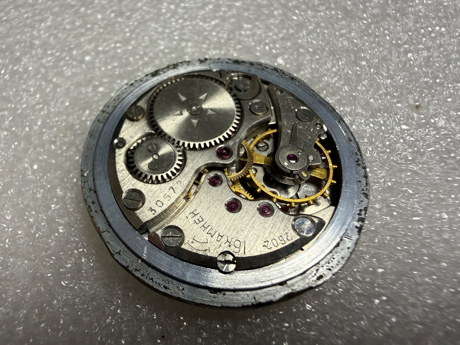 Watch movement USSR Raketa Cal.2602 plus Dial.For parts.