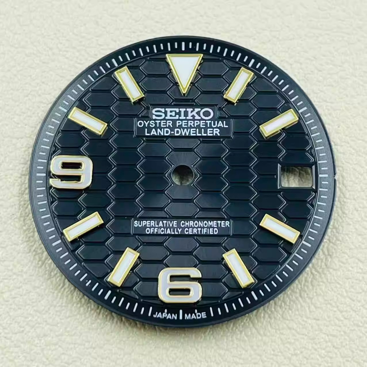28.5mm 31mm Watch Dial Blue Green Luminous For NH35 NH36 Movement Watch Parts