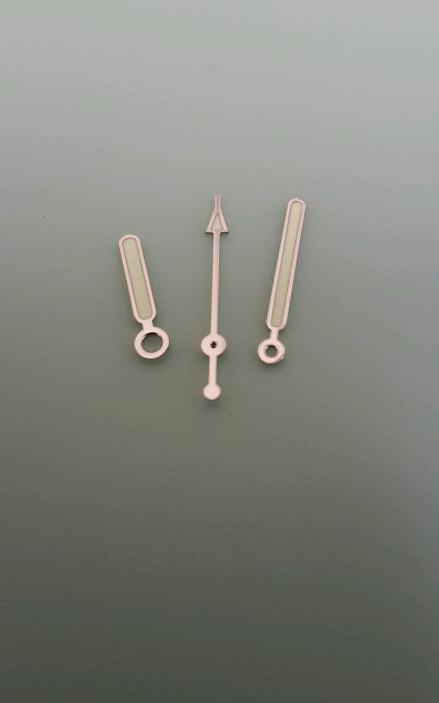 Luminous Silver Watch Hands Set 120/70/20 – Fits Many ETA, Ronda, RLX, Timex Etc
