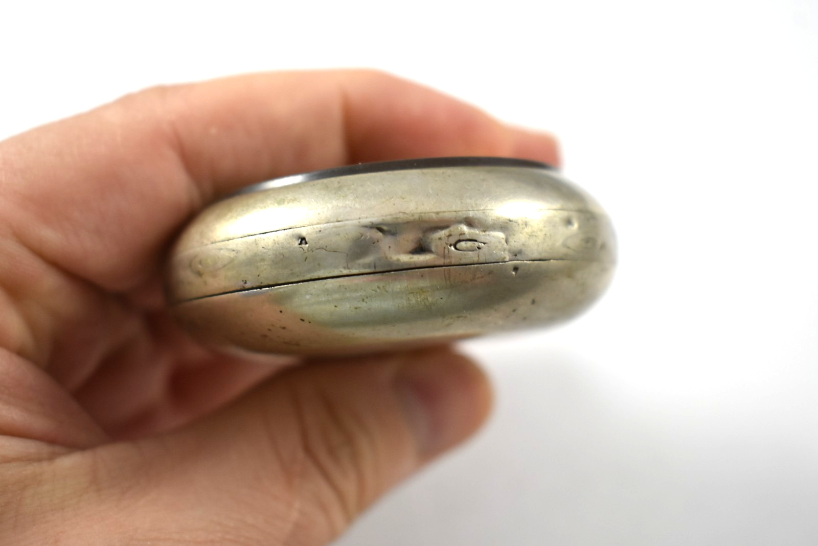 Vintage Invisible Joint Rare 4oz Coin Silver 18s OF Pocket Watch Case lot.wg