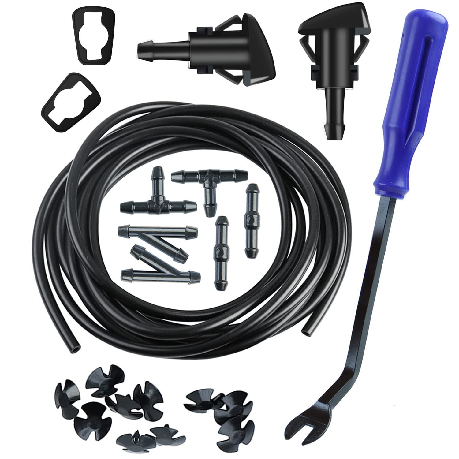 Windshield Washer Nozzles Kit Replacement for Chrysler Dodge Ram, Windshield …