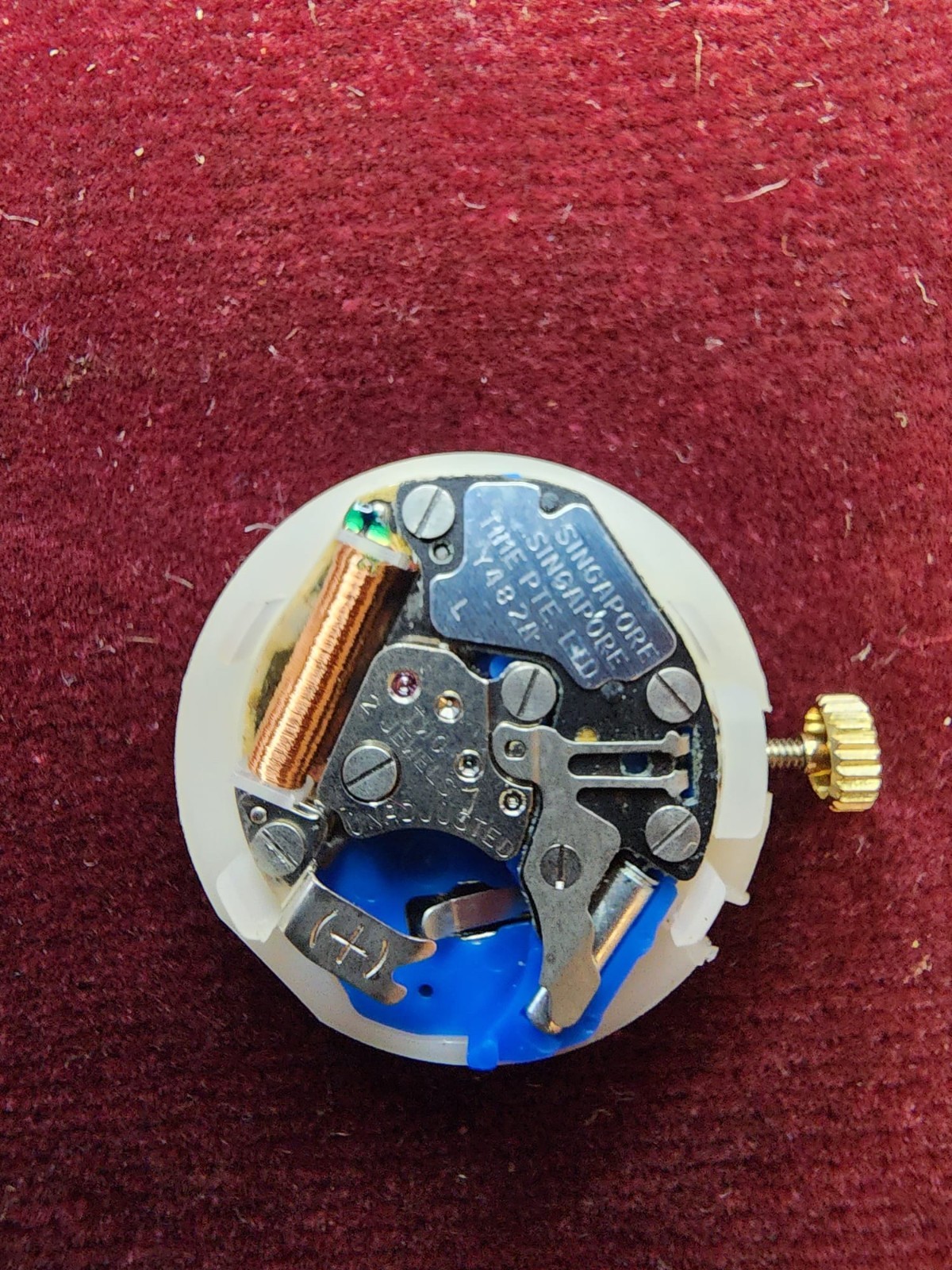 Lot 161 Lorus Quartz Watch Dial & Movement (Singapore Movement) – For Repair / P