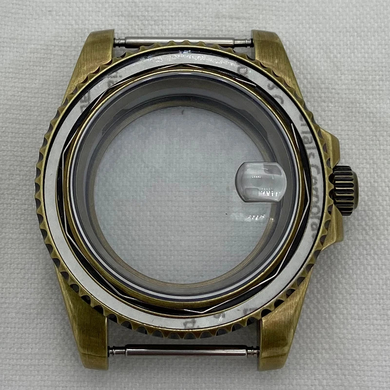 40mm Watch Case Vintage Bronze Sapphire Waterproof For NH35 NH36 28.5mm Dial