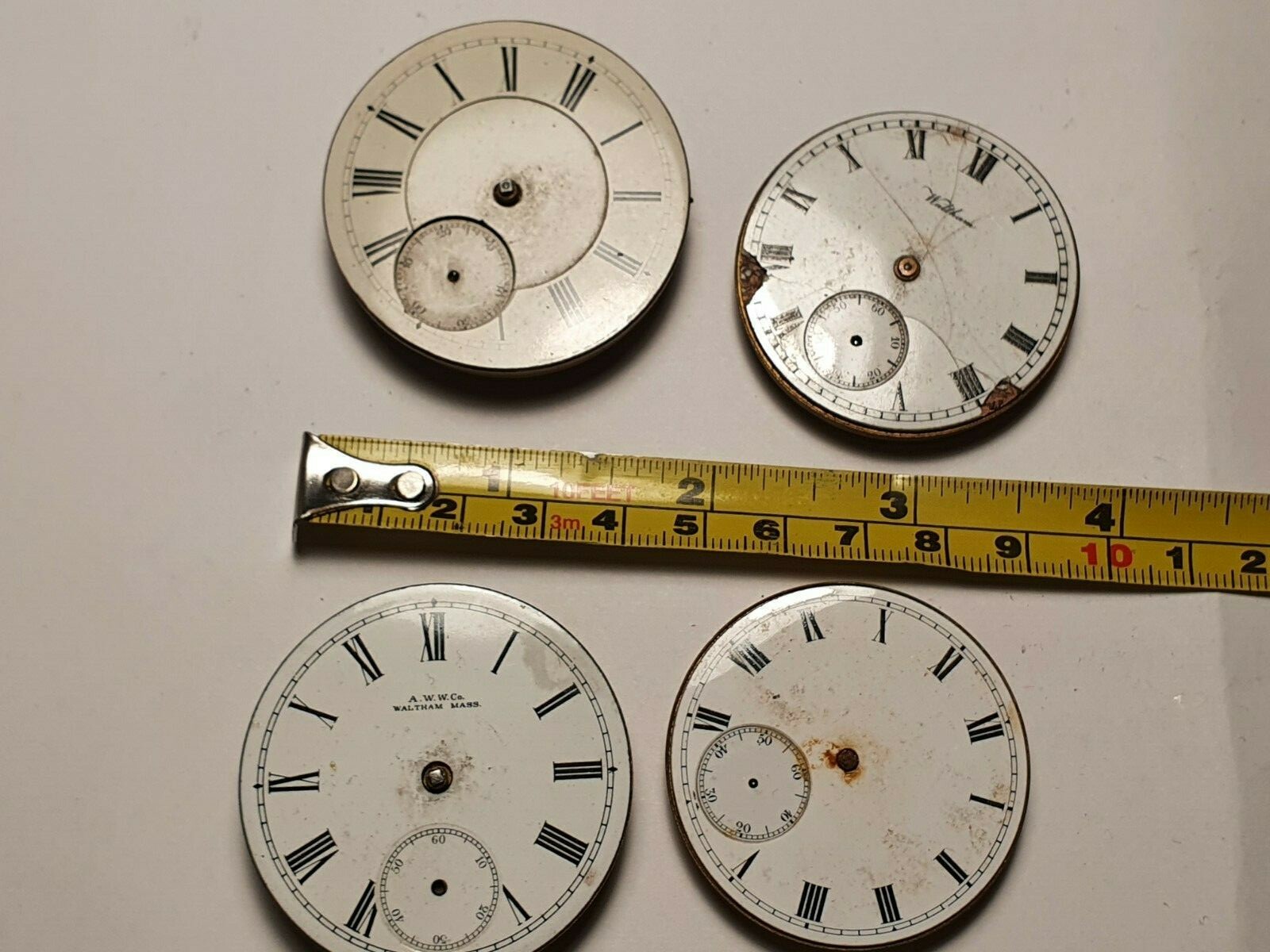American Waltham pocket watch movements for parts