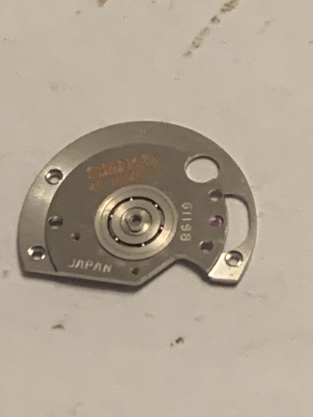 Seiko 6119A Autoplate With Bearing Part 193613