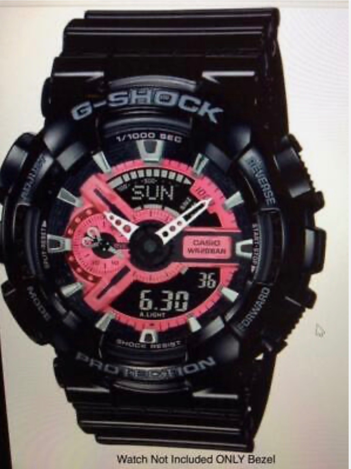 CASIO GA-110B-1A2 / 1A3 /MMC-1A/SLS-1A G-Shock Original Glossy Black BEZEL GA110