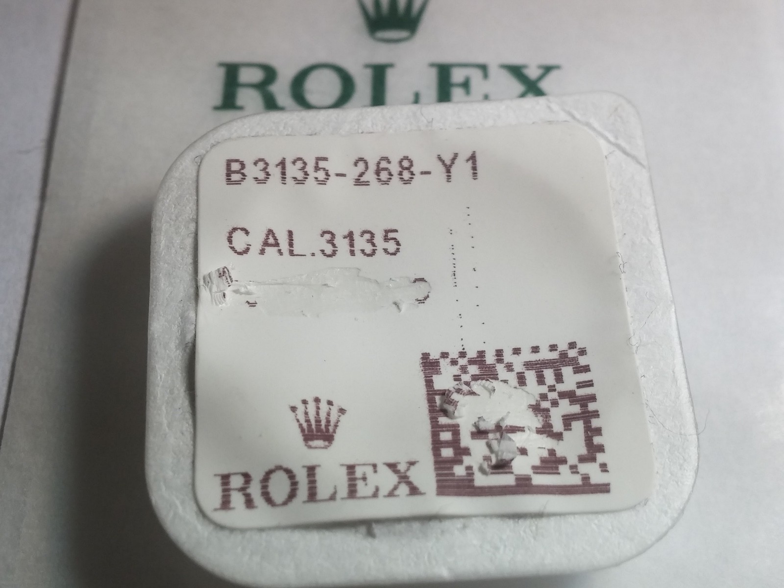 genuine Rolex 3135 268 Cover Mechanism NEW Factory Sealed