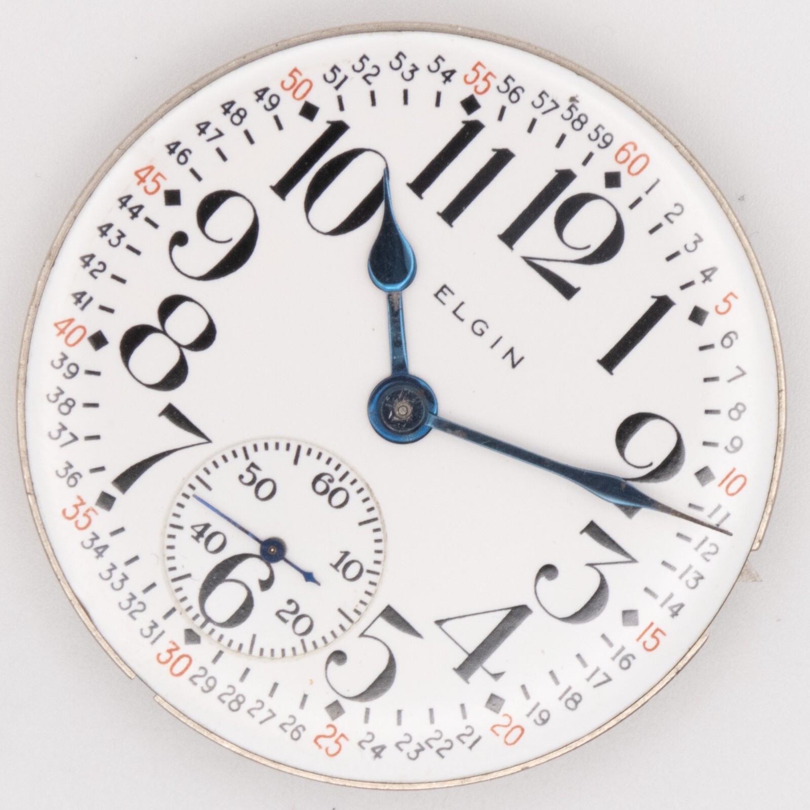 Elgin Grade 387 16-Size Antique Pocket Watch Movement, Mint Montgomery Dial