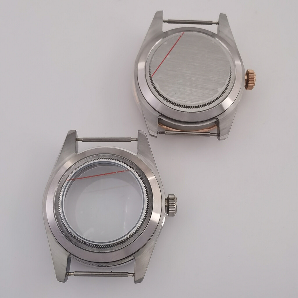 39mm Sapphire glass Watch Case Fit NH34 NH35 NH36 ETA 2824 PT5000 Movement