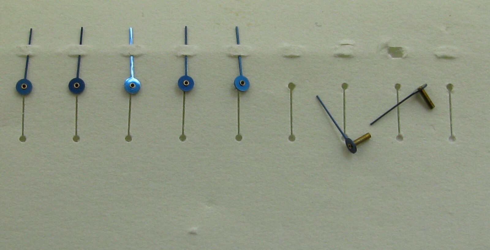 Universal Geneve watch chronograph part to adjust one Hand long /shaft pipe 2 mm