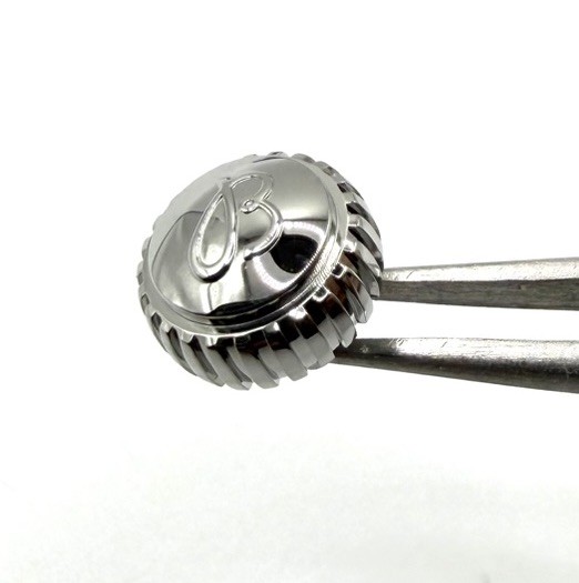 New Swiss Quality S/S 8.0mm Screwdown Crown To Fit Breitling Super Ocean A17320
