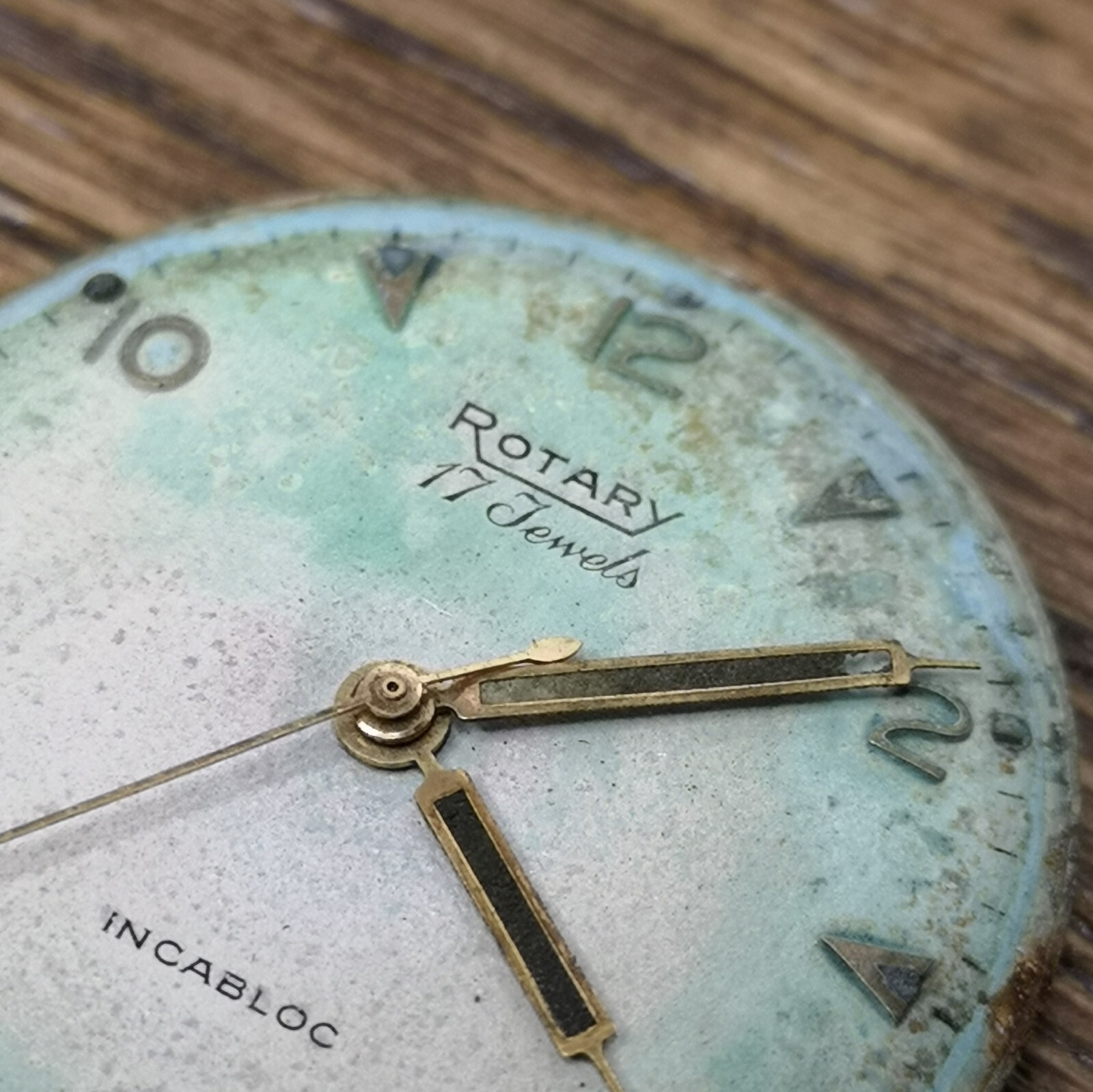 Peseux 380 Rotary Watch Movement, Ticking, For Project or Parts (CQ107)