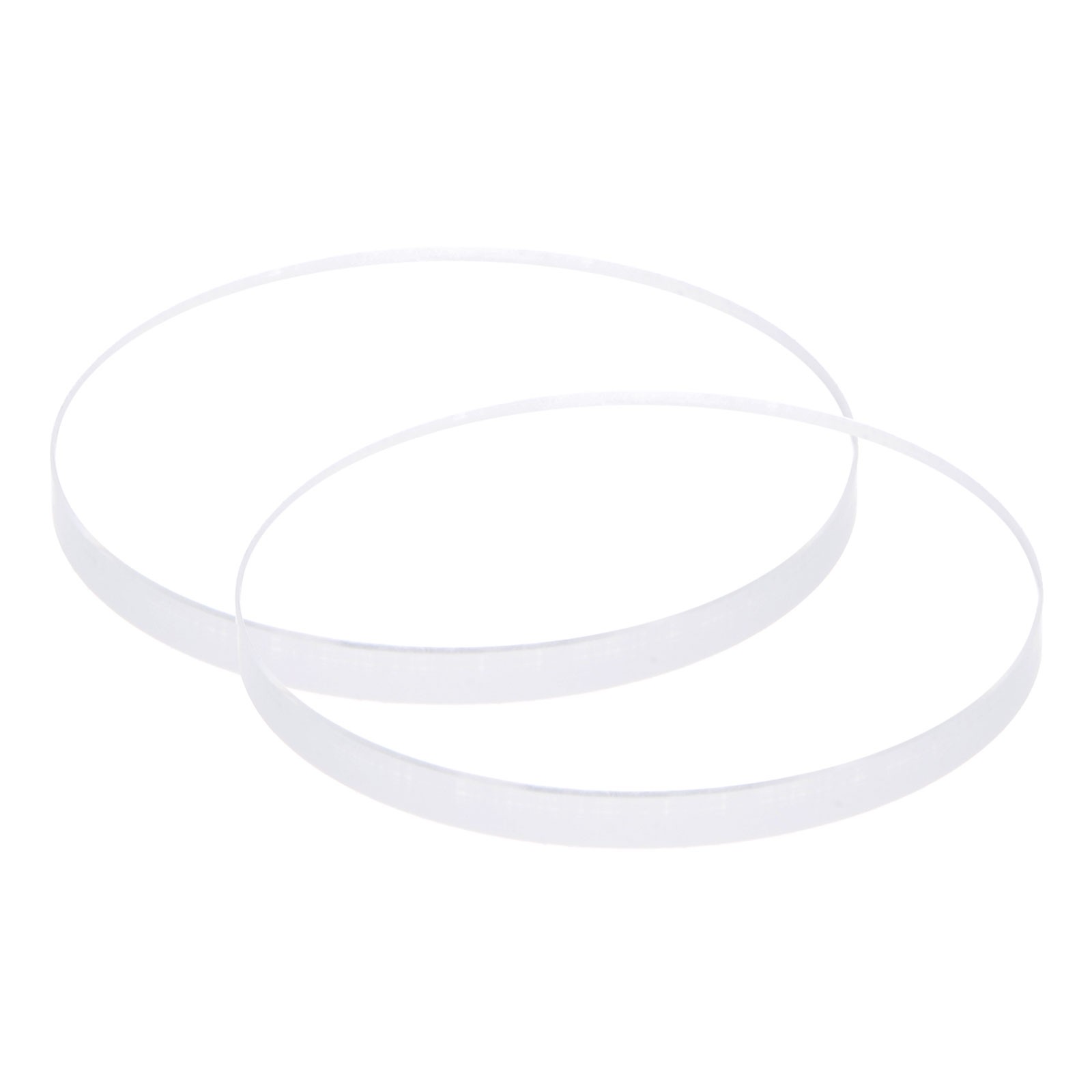2pcs 29.5mmx3mm High Transmittance Watch Crystal Lens Glass Round Flat Mineral