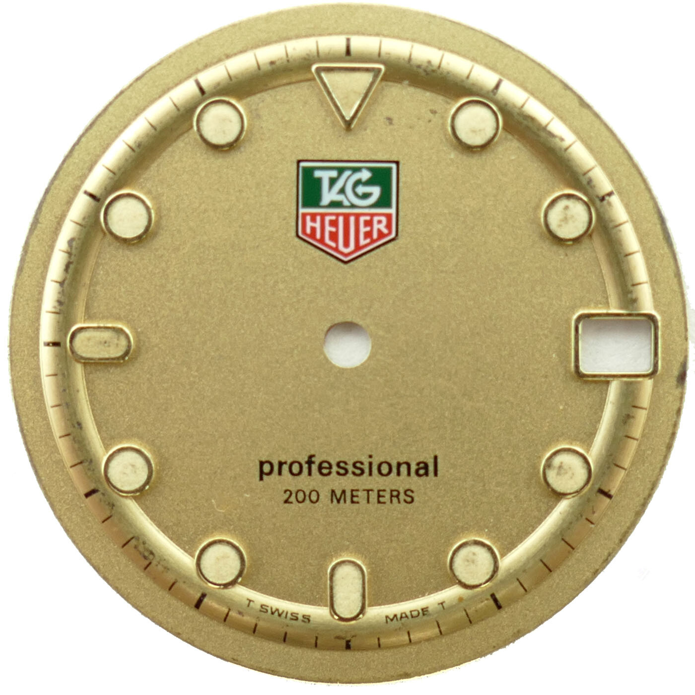 TAG HEUER PROFESSIONAL 200 METERS GOLD DIAL