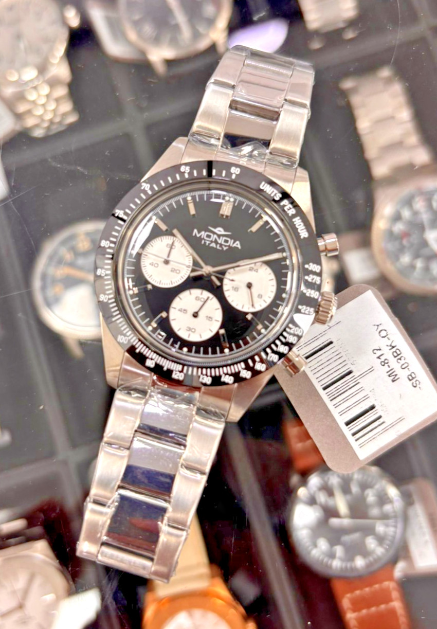 Mondia Madison MI-812-SB-03BK-OY Chrono Quartz Watch New Men’s
