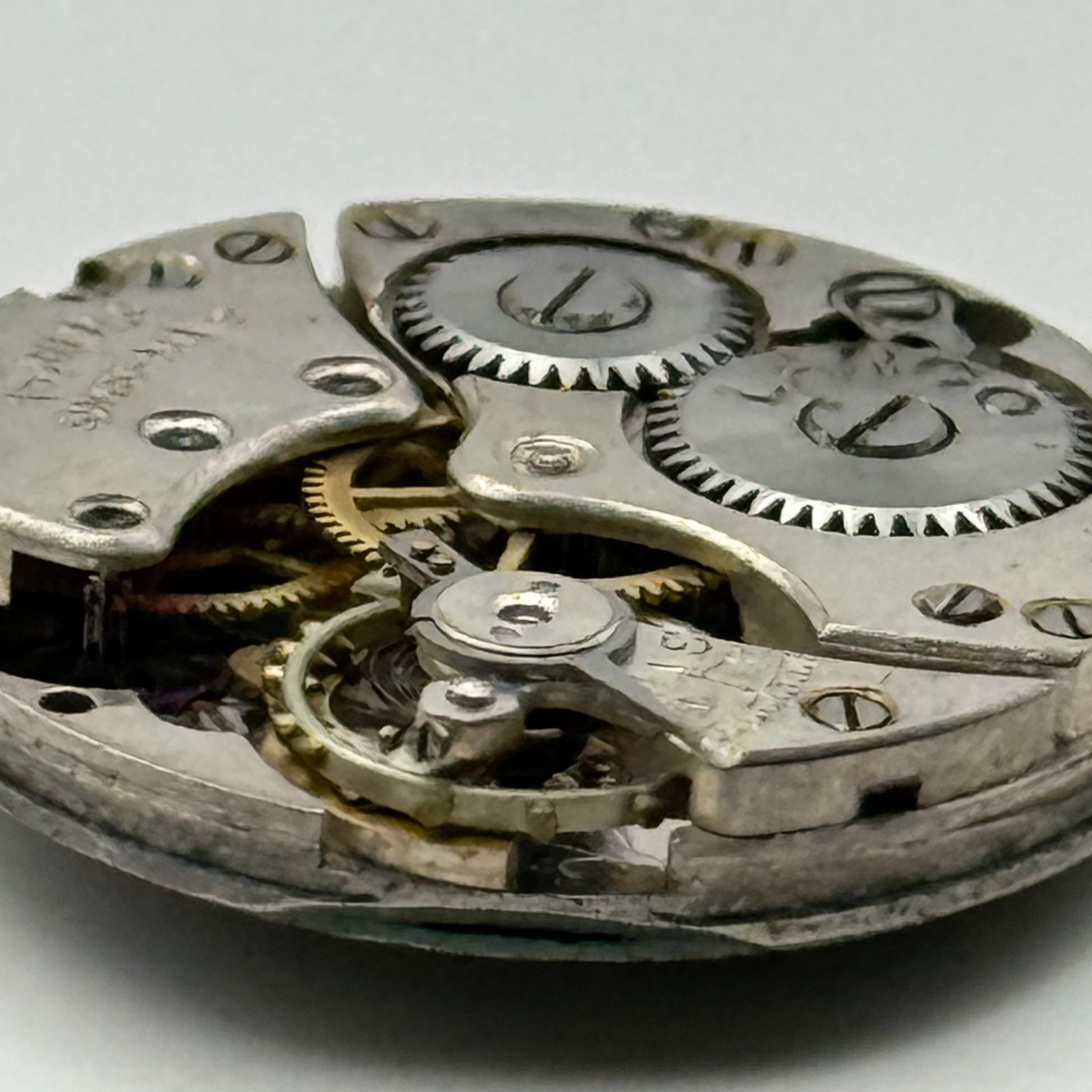Lanco Watch Movement 15 Rubis Swiss Manual Wind Vintage Parts Repair 19.6mm