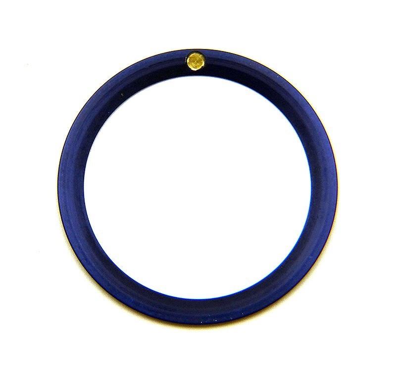 Genuine Rolex Submariner 16803 16613 16808 16618 Blue & Yellow Gold Bezel Insert