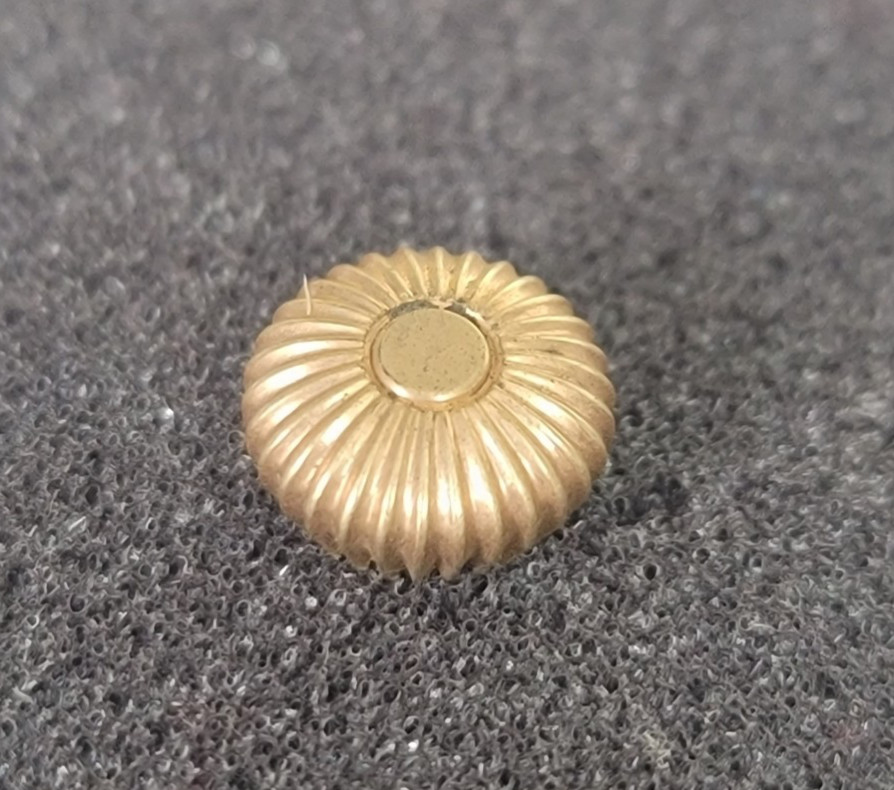 Vintage Pocket Watch Crown Gold Filled 9mm Diameter 4mm Height 7mm Opening F29b