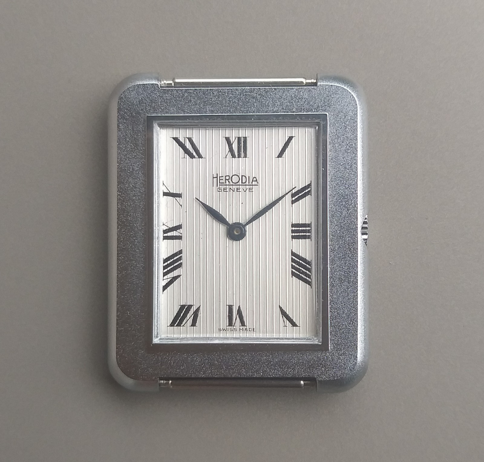 Peseux 320 Rectangular Tank Project Watch Case and Dial NOS Swiss Part
