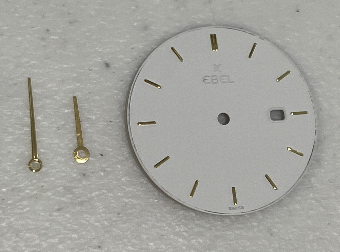 Ebel Beluga Dial White And Yellow Gold Hands Authentic Original