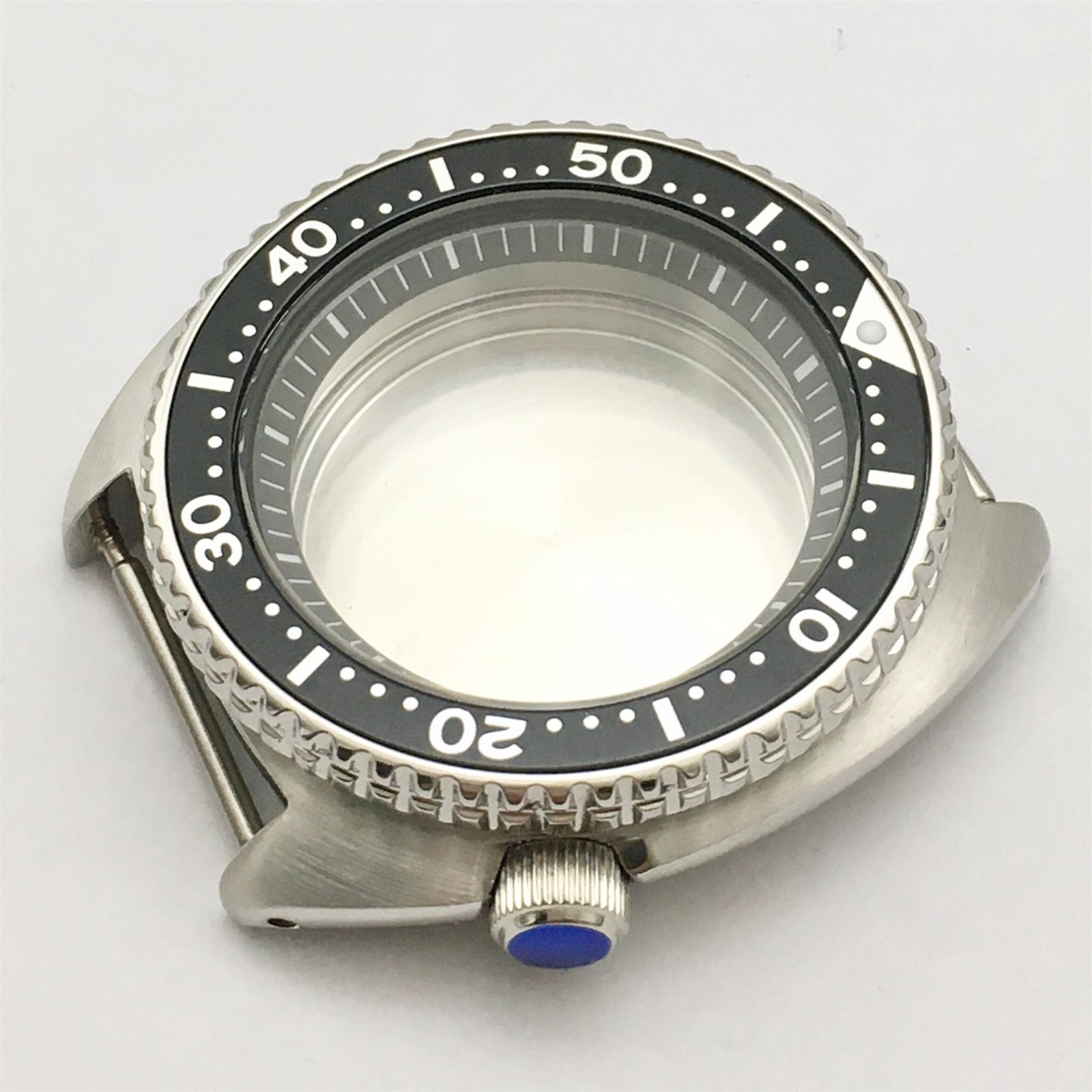 Steel Inner Shadow Watch Case Diving Watch Case for NH35A/NH36A SKX007 Movement