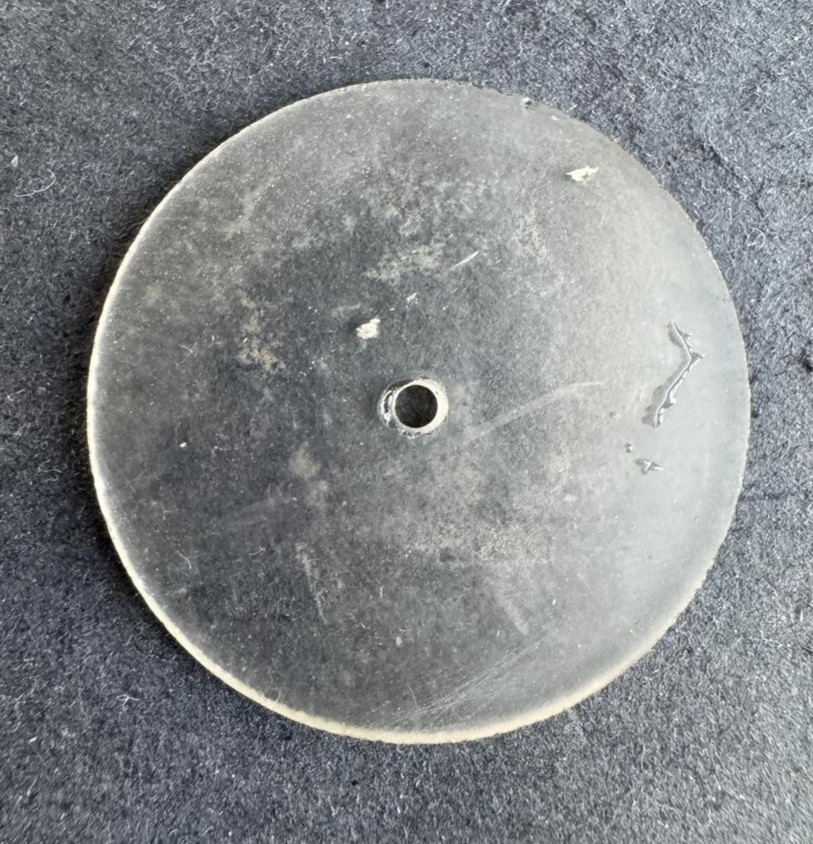 Natural White quartz Watch Dial: 31.5 mm Round Shape Polished Stone Unique Watch