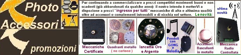L3: OROLOGIO PARETE SILENZIOSO Lancette Max 28 cm MECCANISMO filettatura MED E16