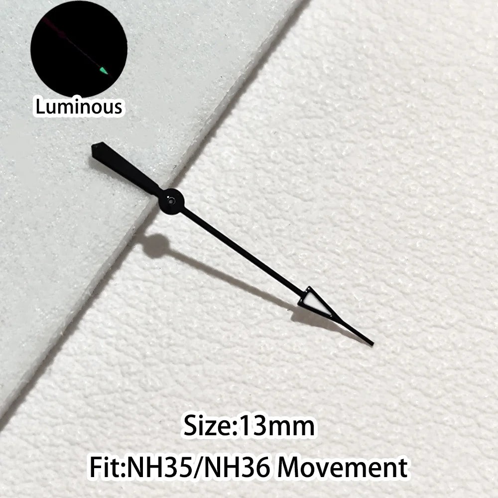 Personalized Second Hand Green/Blue Green Luminous Watch Hands Fit NH35 NH36