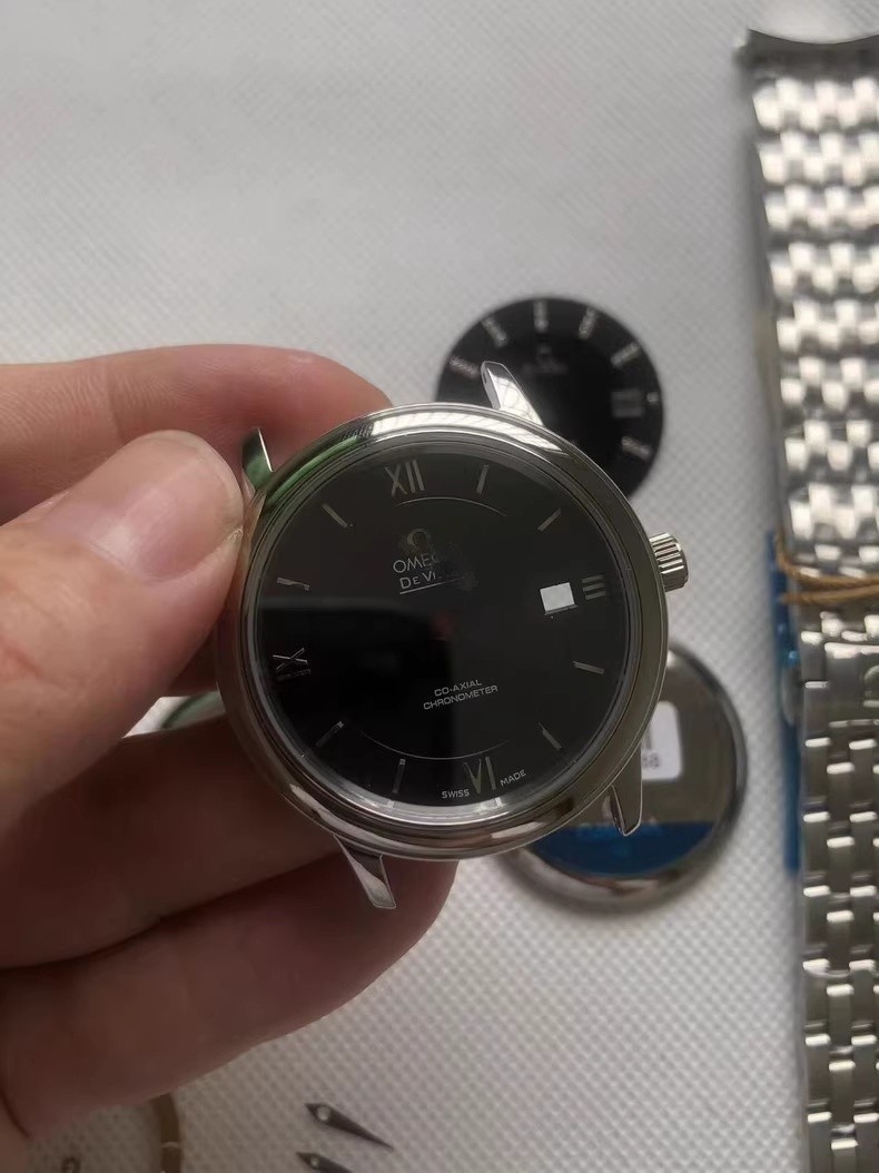 For DIY 38mm Watch Steel Case kit For 2824.SW200 movement