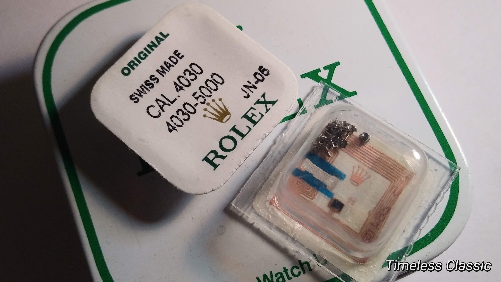 Rolex 4030 5000 screws set of. NEW/sealed. (1sealedpack per order)