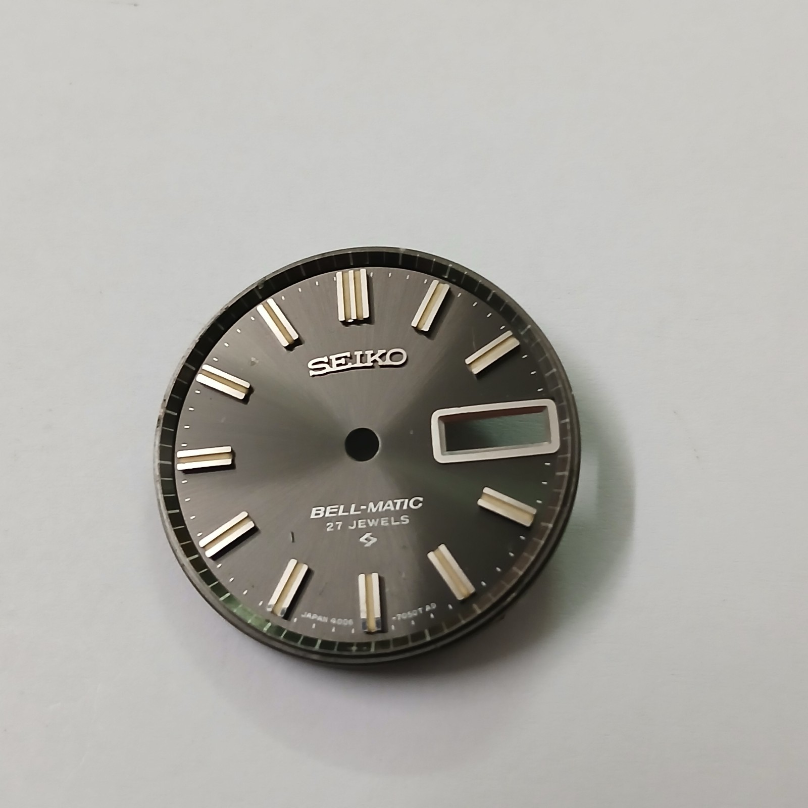 GENUINE SEIKO BELL-MATIC 27 JEWEL 4006A BLACK DIAL FOR MODEL 4006-7002