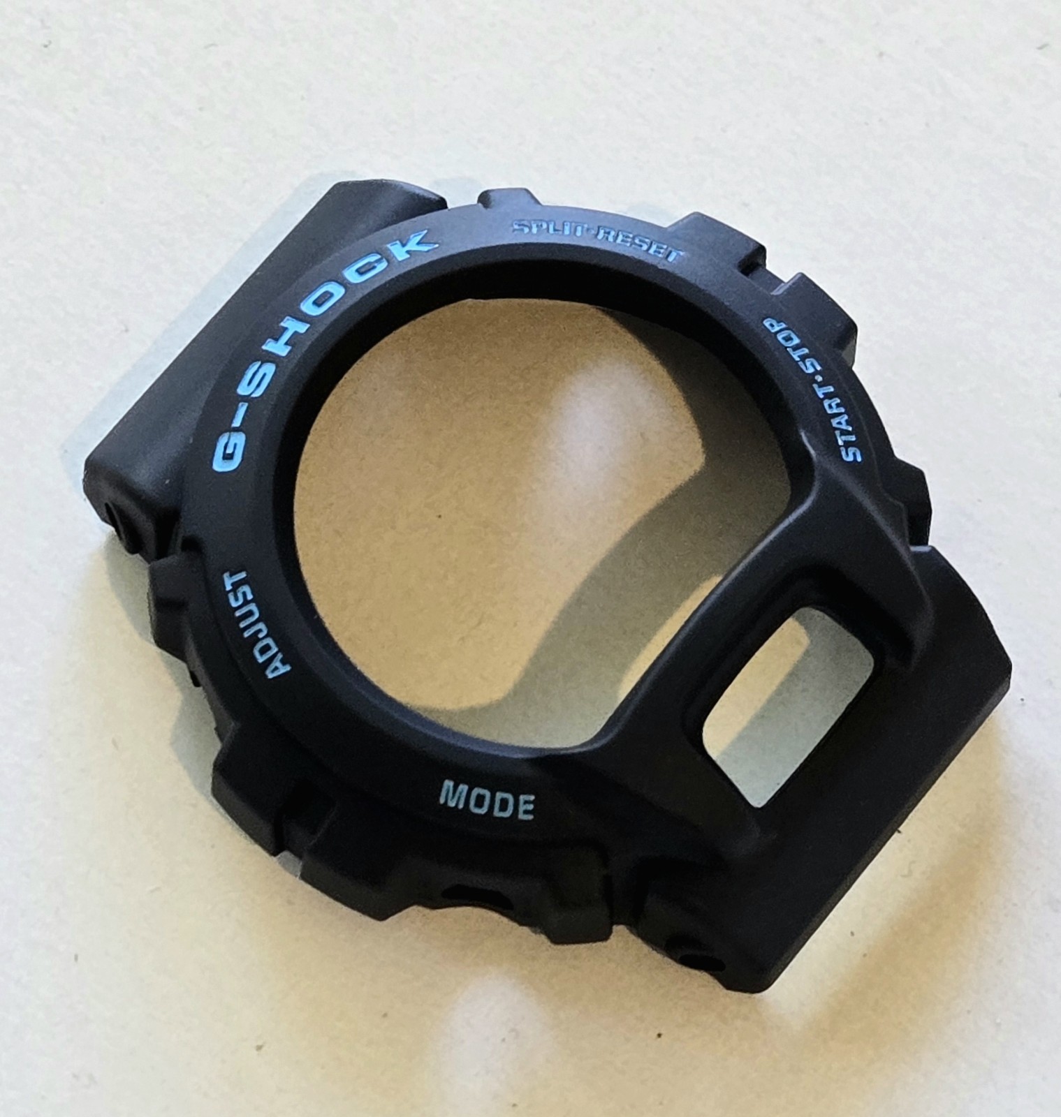 Genuine Casio Replacement BEZEL for DW6900BWD-1 BLACK DW6900 Blue letters NEW