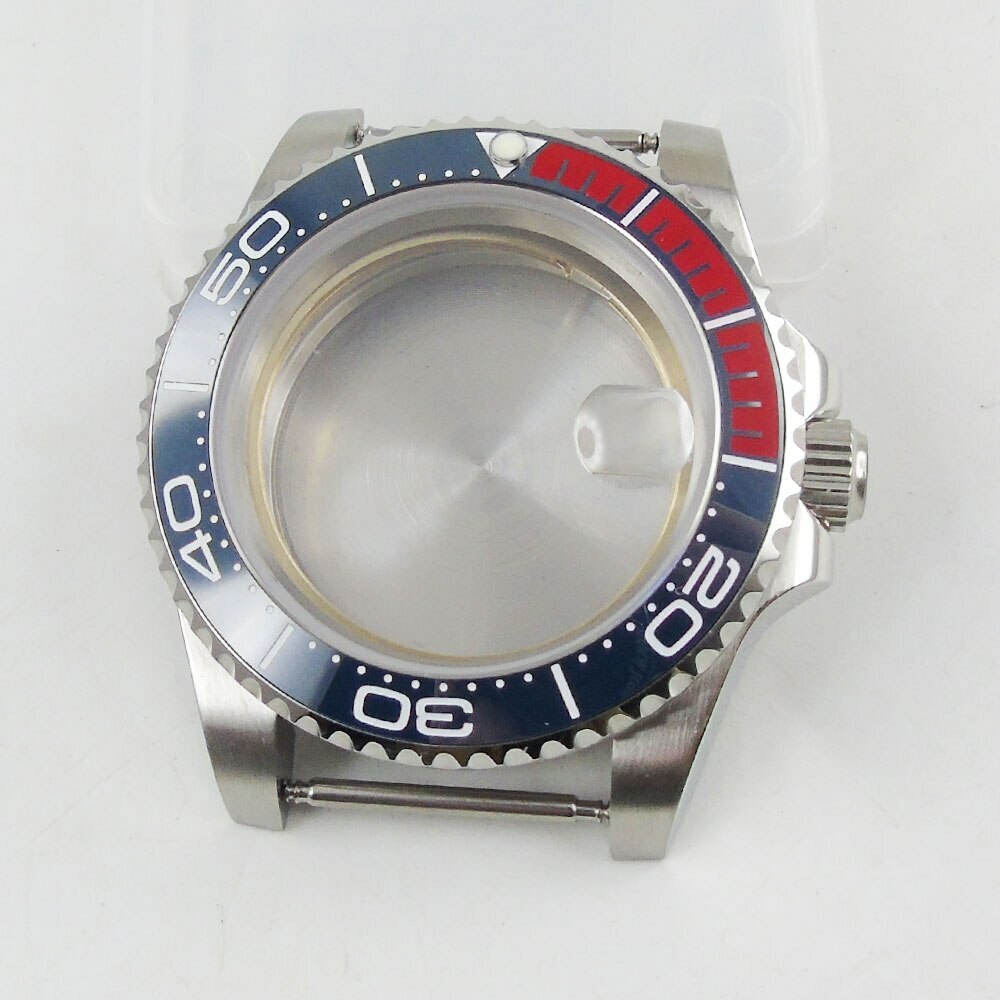 40mm Watch Case Fit NH35A ETA2824 2836 Miyota8215 DG2813 PT5000 Sapphire Glass