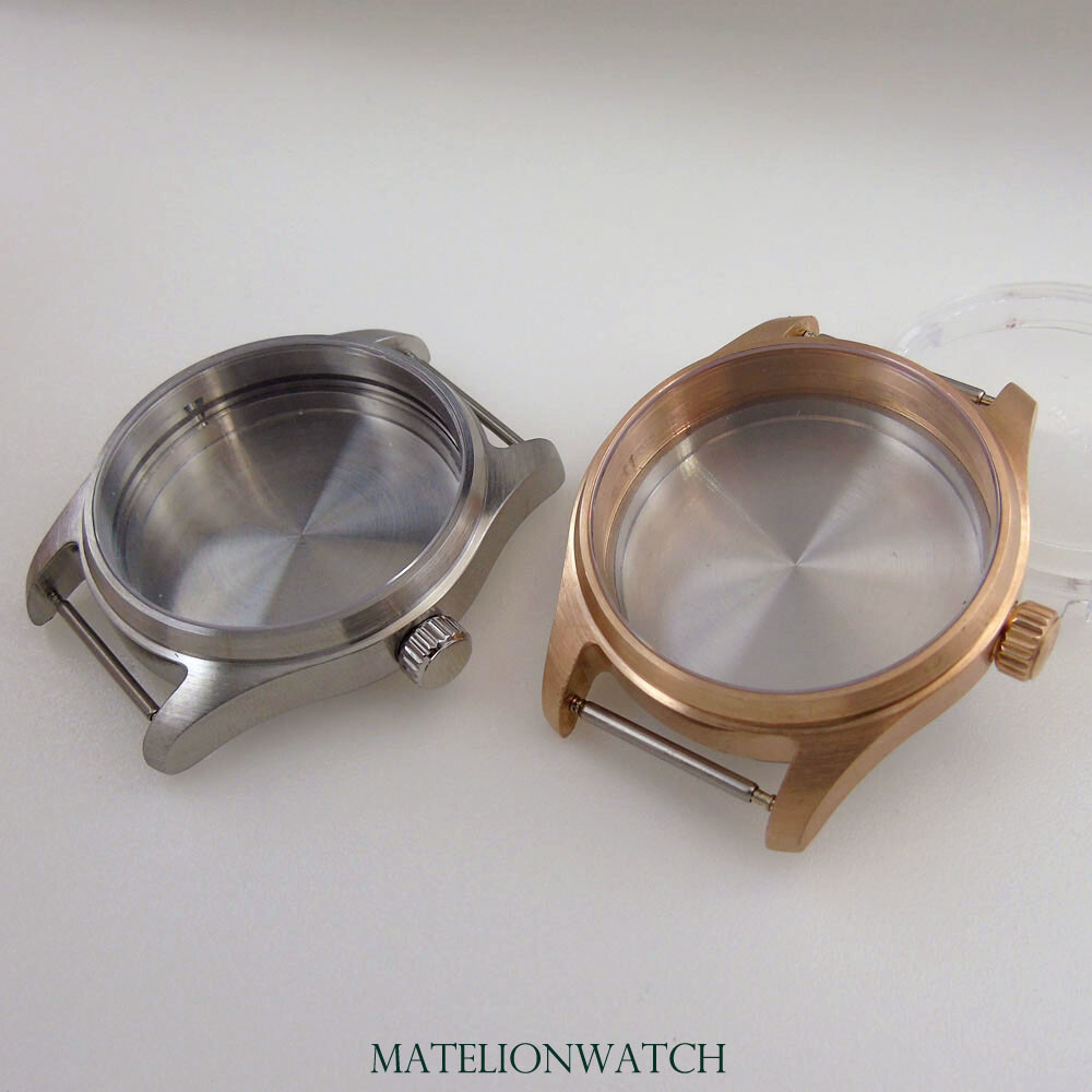 20ATM CUSN8 Bronze Watch Case 39mm 36mm Fit NH35A ETA2824 PT5000 Sapphire Glass