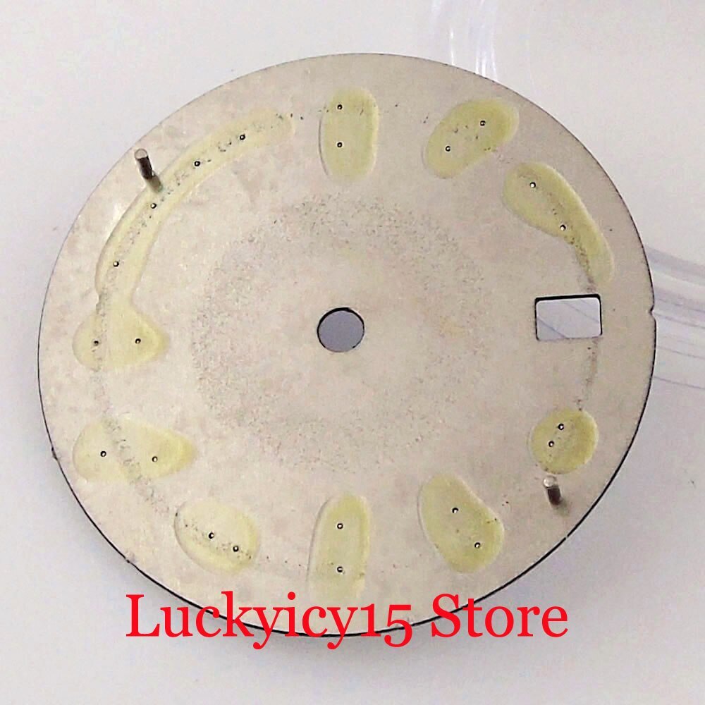 Bliger New Sterile 29MM Blue Sunburst Dial Date Window Raised Marks Fit NH35A
