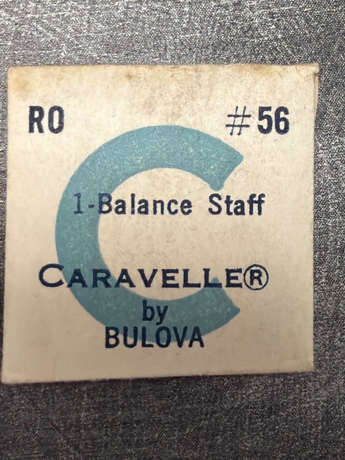 CARAVELLE by Bulova – Balance Staff – Various Calibers