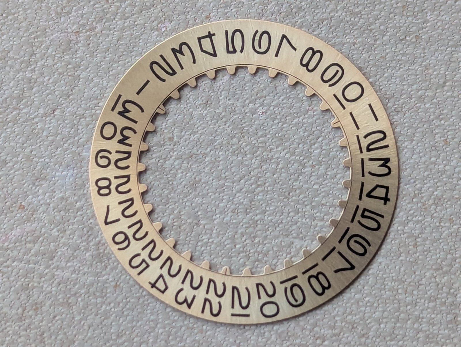 Genuine Vintage Rolex Champagne Date Wheel w/Flat Top 3’s,Open 6 & 9’s EXCEPT 26