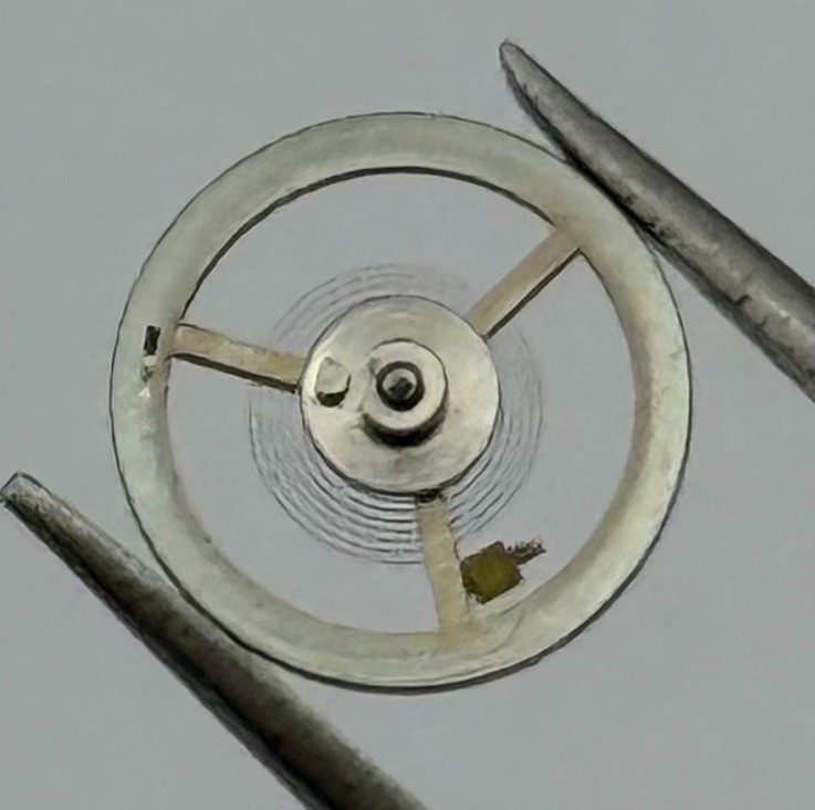 Ebosa 85/1 Balance Wheel Complete And Spring 8¾’’’ 3725 Watch Movement Parts NOS